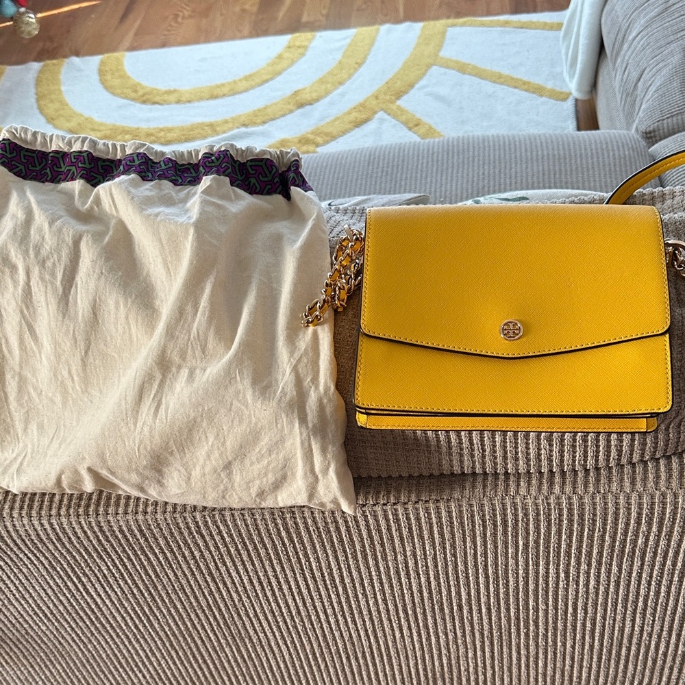 Tory Burch Vibrant Yellow Crossbody Bag